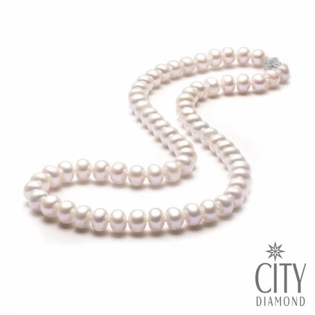 【City Diamond 引雅】日本AKOYA珍珠7-8mm項鍊 手鍊 天然淡水珍珠 串鍊-多款任選(東京Yuki系列)