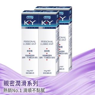 【Durex杜蕾斯】KY潤滑劑(100gX4)