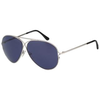 【TOM FORD】經典八字 太陽眼鏡(銀色)