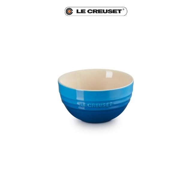 【Le Creuset】瓷器韓式飯碗(馬賽藍)