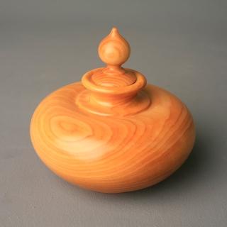 【MU LIFE 荒木雕塑藝品】寶珠冠寶瓶10(台灣紅檜木)