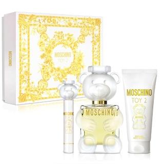 【MOSCHINO】熊芯未泯２女性淡香精限定禮盒-淡香精100ml+香體乳100ml+隨身瓶10ml(專櫃公司貨)