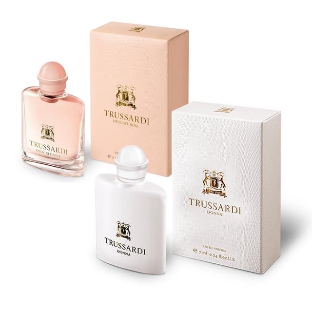 【TRUSSARDI】玫瑰+DONNA 7ml 小香水組合(公司貨)