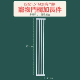 【PETDOS派多斯】寵物安全圍欄加高款延伸片 21公分(超長安裝 加高加寬 免鑽孔)