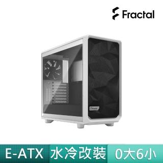 【Fractal Design】Meshify 2 White TGC 鋼化玻璃透側電腦機殼-極光白