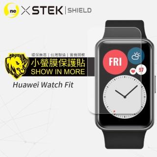 【o-one台灣製-小螢膜】HUAWEI Watch Fit 滿版螢幕保護貼 兩入組(曲面 軟膜 SGS 自動修復)