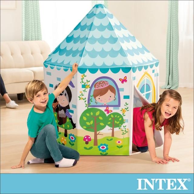 【INTEX】公主與王子遊戲帳篷104x104x130cm_3-6歲(44635)