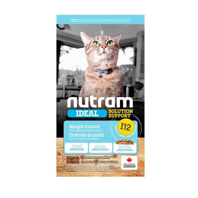 【Nutram 紐頓】I12/I17/I19無穀專業理想系列貓飼料 2kg/4.4lb(體重管理/化毛/三效強化、貓糧)