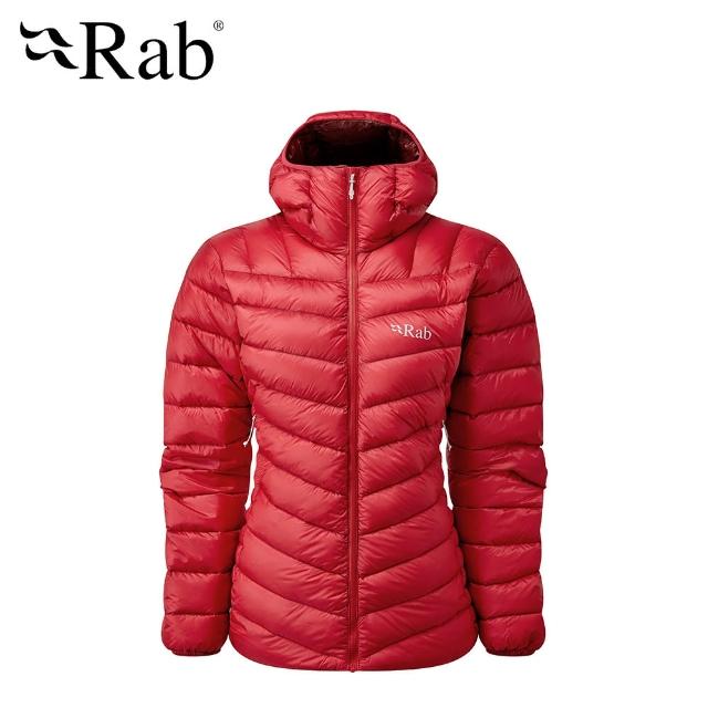 RAB【RAB】Prosar Jacket 輕量保暖羽絨連帽外套 女款 紅寶石 #QDN90