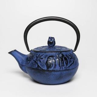 【福介商店】南部鐵器 日本鑄鐵茶壺 岩戶鑄工所 貓頭鷹 彩壺0.3L(泡茶壺 沖泡壺 小茶壺 小鐵壺)