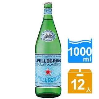 【S.Pellegrino聖沛黎洛】天然氣泡礦泉水1000mlx12入/箱