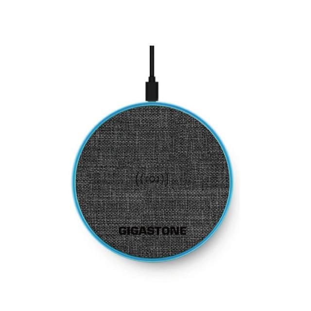 【GIGASTONE 立達】iPhone快充組-10W布質無線充電盤+PD3.0 20W充電器+蘋果認證快充線(iPhone14充電必備組)