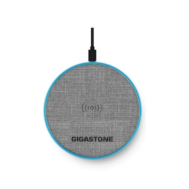 【GIGASTONE 立達】iPhone快充組-10W布質無線充電盤+PD3.0 20W充電器+蘋果認證快充線(iPhone14充電必備組)