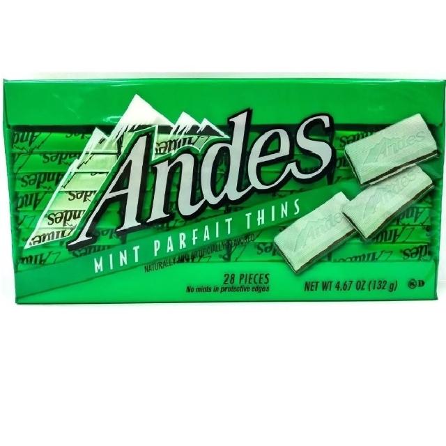 【ANDES】安迪士雙薄荷可可薄片(132g)