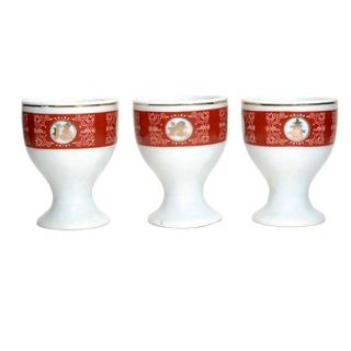 【十方佛教文物】福祿壽高腳水杯 3個一組
