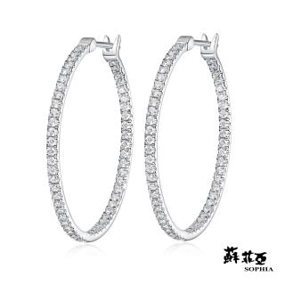 【蘇菲亞珠寶】星光0.65克拉 18K鑽石耳環