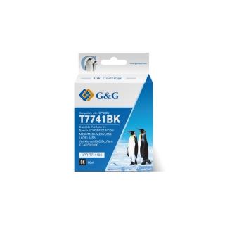 【G&G】for EPSON 2黑組 T774100/140ml 防水相容連供墨水(適用 M105 / M200 / L605)