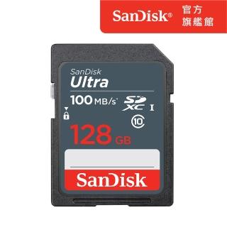 【SanDisk 晟碟】SanDisk Ultra SDXC 128GB 記憶卡 100MB/s(公司貨)