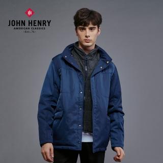 【JOHN HENRY】防風鋪棉外套-藍
