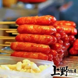 【中秋烤肉 上野物產】任選 台灣豬 噴汁爆卵飛魚卵香腸 X1包(300g土10%/包 烤肉  烤肉組 燒肉)