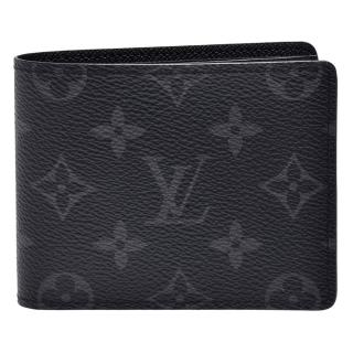 【Louis Vuitton 路易威登】M62545經典MARCO系列Eclipse帆布印花摺疊短夾