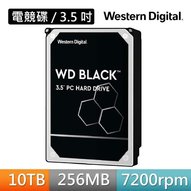 【WD 威騰】黑標 10TB 3.5吋 SATA 電競硬碟(WD101FZBX)