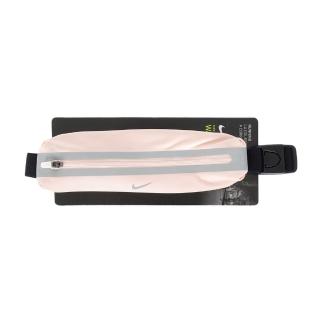 【NIKE 耐吉】Nike Waistpack 腰包 擴充式 薄型 運動 登山 跑步 越野 反光 粉紅(N0000090954OS)