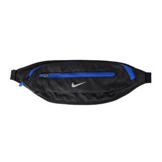 【NIKE 耐吉】Nike Waistpack 腰包 擴充式 薄型運動 登山 跑步 越野 反光 黑(N0001365028OS)