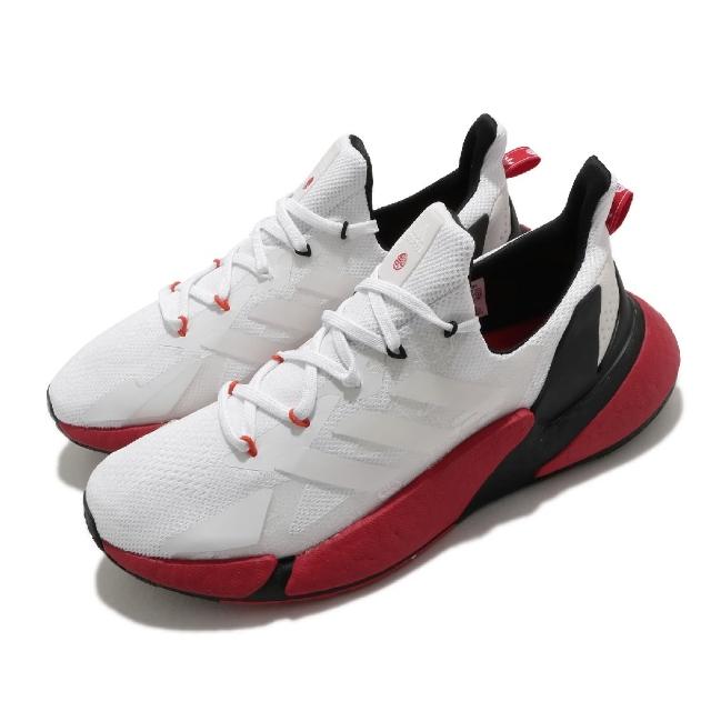adidas 愛迪達【adidas 愛迪達】慢跑鞋 X9000L4 襪套式 男鞋 愛迪達 路跑 緩震 球鞋穿搭 白 紅(GZ7605)