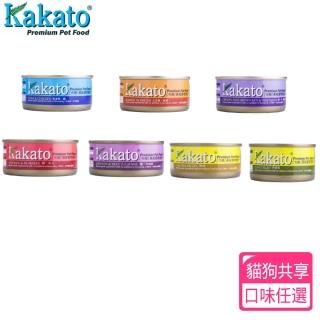 【Kakato 卡格】犬貓鮮食罐70g-48入多口味任選(鮮食 多種口味 貓狗共食 不添加化學添加物 貓罐 狗罐)