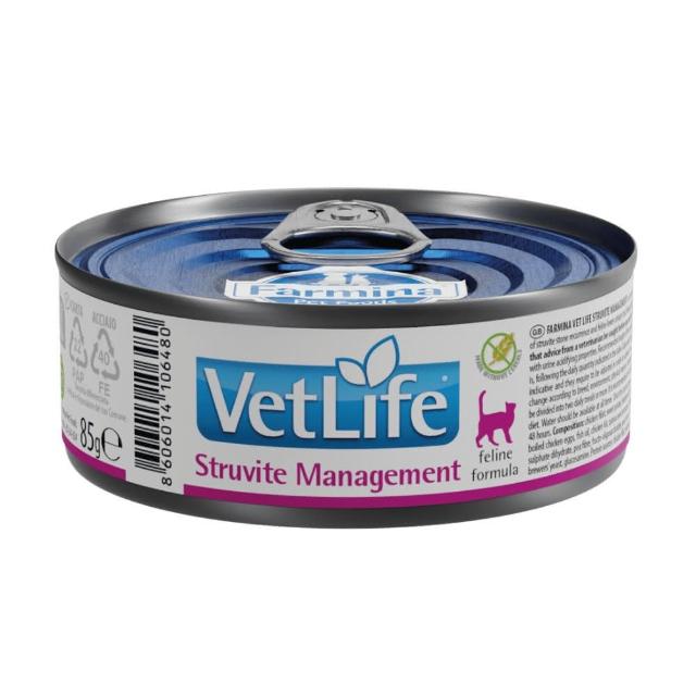 【Farmina 法米納】Vet Life獸醫寵愛天然處方系列 85g*24罐組(貓用主食罐/處方罐/全齡貓)
