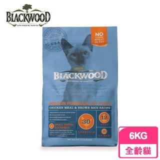 【BLACKWOOD 柏萊富】室內貓全齡優活配方《雞肉+糙米》6KG 貓飼料