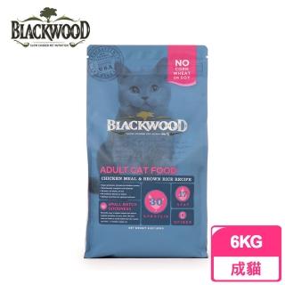 【BLACKWOOD 柏萊富】特調成貓亮毛配方《雞肉+糙米》6KG 貓飼料