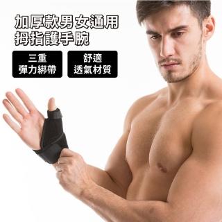 加厚款男女通用拇指護手腕(手腕受傷 掌腕固定 護腕 拇指 腱鞘受傷、雙重防護)