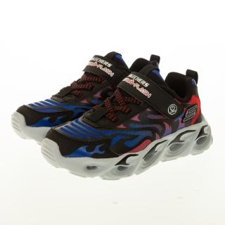 【SKECHERS】男童系列 THERMO-FLASH 燈鞋(400106LBKRB)