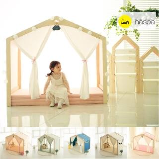 【韓國Naspa】頂級樺木BONO新型態遊戲大木屋 成長床遊戲帳篷床邊床(五色任選/MOMO限定價)