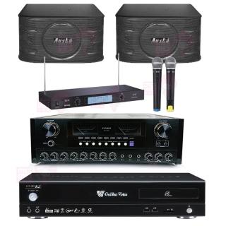 【金嗓】點歌機4TB+擴大機+無線麥克風+喇叭(CPX-900 R2+AK-868+TR-9688+SP-899)