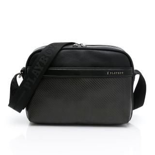 【PLAYBOY】斜背包 Urban系列(黑色)