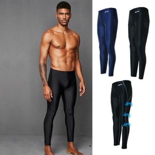 【泳衣果】泳褲男長褲飛鯊魚沖浪浮潛游泳褲(M-3L)