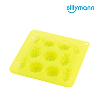 【韓國sillymann】100%鉑金矽膠餅乾/糕餅烘焙模具-透明綠(鉑金矽膠可進洗碗機高溫清潔可沸水消毒)