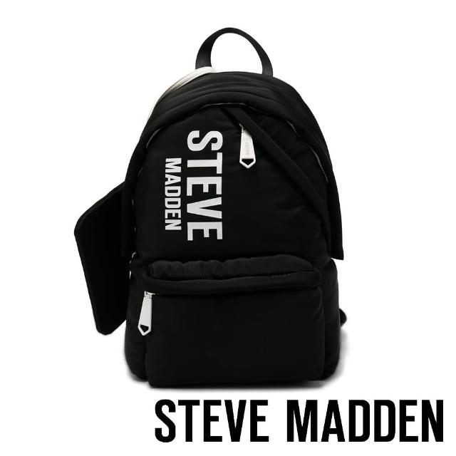 STEVE MADDEN【STEVE MADDEN】BNEPAL 個性品牌大字後背包(黑色)