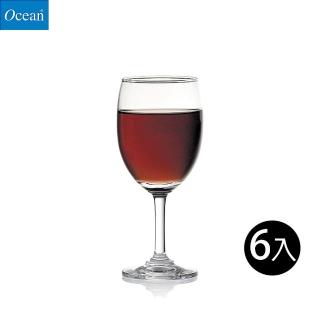 【Ocean】標準型紅酒杯 240ml 6入 BR08(紅酒杯)