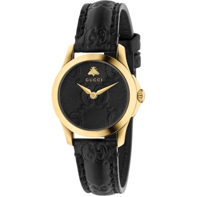 GUCCI 古馳【GUCCI 古馳】G-TIMELESS獨特時尚皮帶腕錶28mm(YA126581)