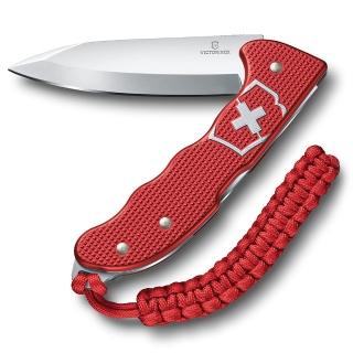 【VICTORINOX 瑞士維氏】金屬殼狩獵萬用 瑞士刀(紅 0.9415.20)