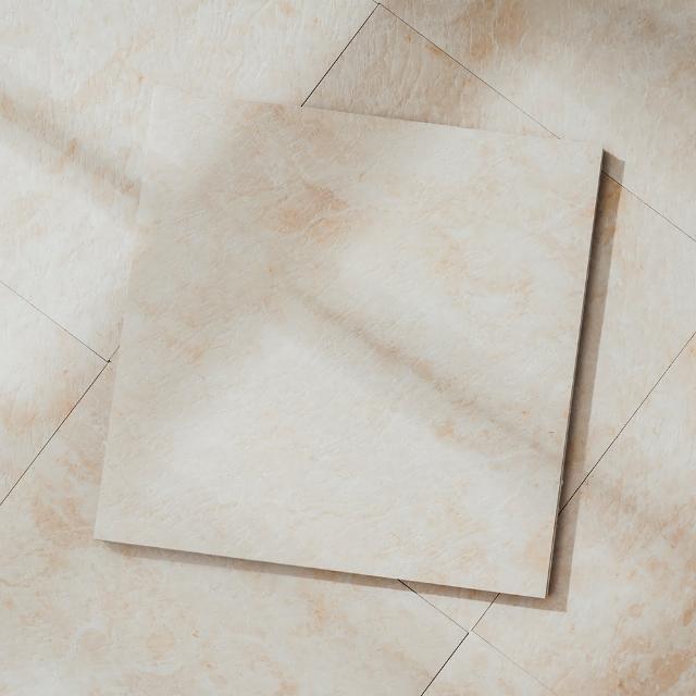【樂嫚妮】台灣製 DIY自黏式大理石 質感石紋地板貼 PVC塑膠地板 防滑耐磨 自由裁切 18片/0.5坪