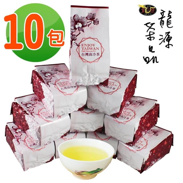 【龍源茶品】梨山高冷嫩香烏龍茶葉10包組/無焙火(150g/包-共2.5斤/附提袋)