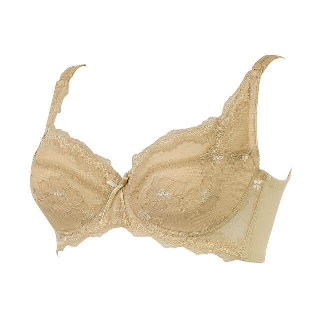 【Gennies 奇妮】哺乳內衣 戀戀蕾絲軟鋼圈內衣(膚 特惠)