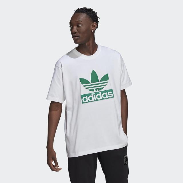 【adidas 愛迪達】Big Trfl Tee 男 短袖上衣 白(H09346)