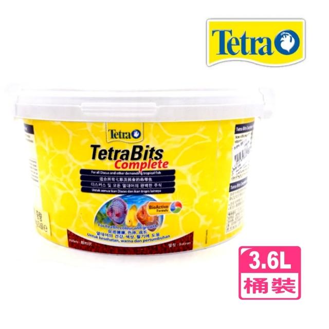 【TETRA 德彩】T262-1七彩熱帶魚BITS顆粒飼料3.6L緩沉性顆粒(七彩短鯛中小型魚營養均衡增豔極品)