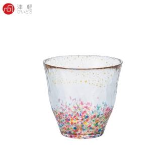 【ADERIA】日本津輕手作金彩花火水杯 1入 DF-71895(水杯)
